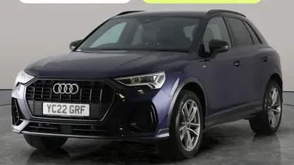 Used Audi Q3 Black Edition 150 HP (110 kW) 2022 Blue SUV