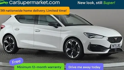 Used Cupra Leon 150 HP (110 kW) 2023 White Hatchback