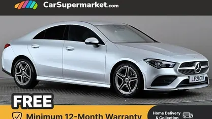 Silver Used 2021 Mercedes CLA180 AMG Line Premium Sedan | £17,197 (Fair price)