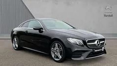 Obsidian black metallic Used 2019 Mercedes E220 AMG line Coupe | £20,150 (Fair price)