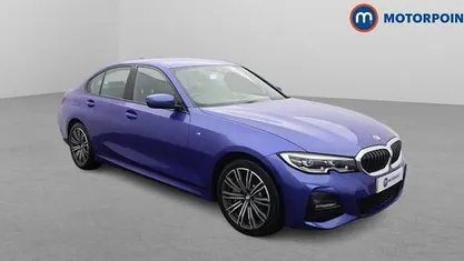 Blue Used 2020 BMW 330e M Sport Sedan | £19,999 (Fair price)