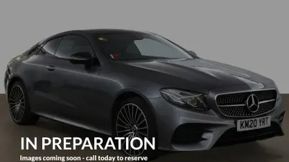 Used Mercedes E400 AMG line 340 HP (250 kW) 2020 Grey Coupe