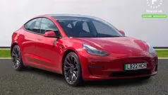 Red Used 2022 Tesla Model 3 Performance Sedan | £28,299 (A bit pricey)