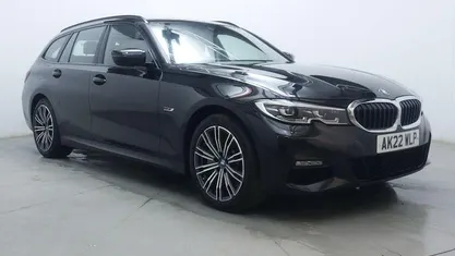 Used BMW 330e M Sport 292 HP (214 kW) 2022 Black Estate
