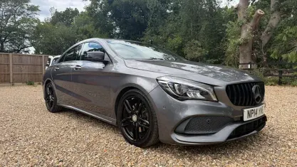 Used Mercedes CLA220 AMG line 177 HP (130 kW) 2017 Grey Coupe
