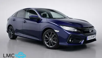 Used Honda Civic SR 126 HP (92 kW) 2021 Blue Hatchback