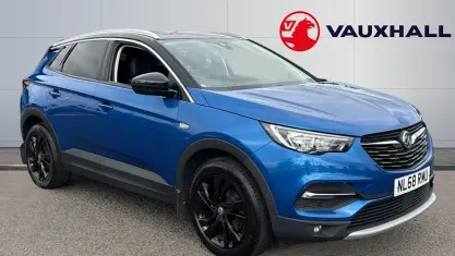 Used Vauxhall Grandland X Sport 131 HP (96 kW) 2018 Blue SUV