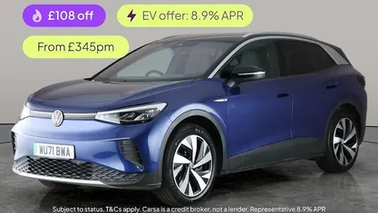 Blue Used 2021 VW ID.4 Pro Performance SUV | £19,951 (Fair price)