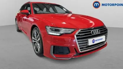 Begagnad Audi A6 S-Line 299 HK (219 kW) 2022 Röd Kombi