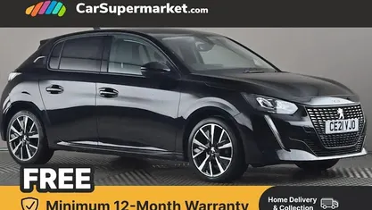Used Peugeot 208 Allure Premium 102 HP (75 kW) 2021 Black Hatchback