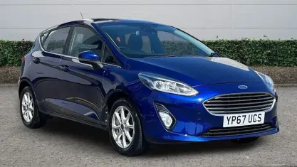 Used Ford Fiesta Zetec 101 HP (74 kW) 2017 Blue Hatchback