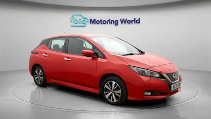 Used Nissan Leaf Acenta 110 kW (150 HP) 2021 Red Hatchback