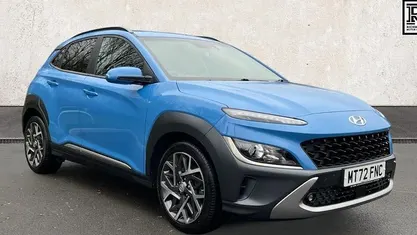 Used Hyundai Kona Premium 141 HP (103 kW) 2022 Blue SUV