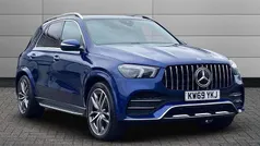 Blue Used 2020 Mercedes GLE400 AMG line SUV | £39,790 (Fair price)