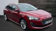 Red Used 2020 Ford Focus Vignale Estate | £15,799 (Fair price)
