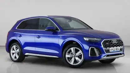 Used Audi Q5 S-Line 299 HP (219 kW) 2022 Blue SUV