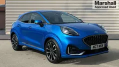 Blue Used 2021 Ford Puma ST-Line Hatchback | £17,611 (Fair price)