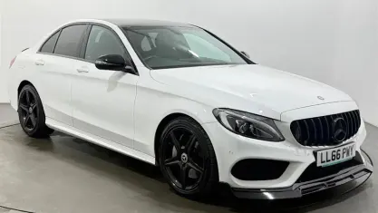 Begagnad Mercedes C250 AMG line 204 HK (150 kW) 2016 Vit Sedan