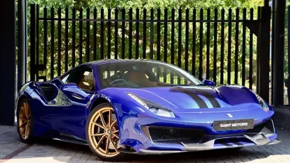 Used Ferrari 488 720 HP (529 kW) 2018 Blue Coupe