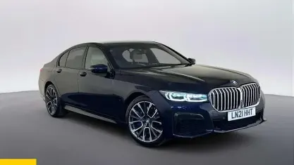 Used BMW 740 M Sport 340 HP (250 kW) 2021 Blue Sedan