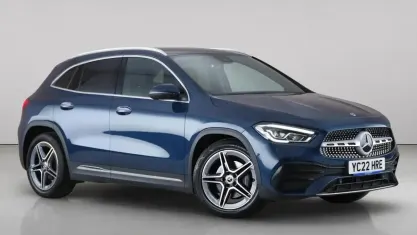 Used Mercedes GLA200 AMG line 163 HP (119 kW) 2022 Blue SUV