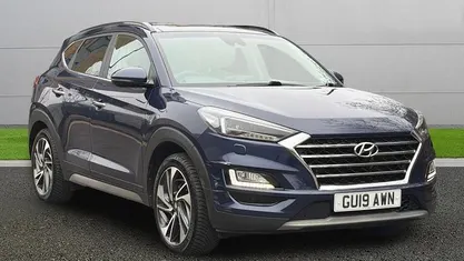 Used Hyundai Tucson Premium SE 136 HP (100 kW) 2019 Blue SUV