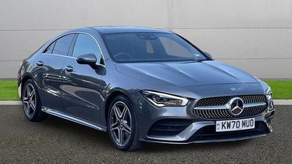 Begagnad Mercedes CLA220 AMG Line Premium Plus 190 HK (139 kW) 2021 Grå Sedan