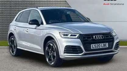 Used Audi Q5 Black Edition 245 HP (180 kW) 2020 Silver SUV