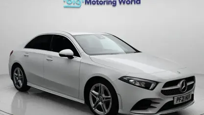 Used Mercedes A220 AMG line 190 HP (139 kW) 2021 White Sedan