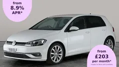 White Used 2018 VW Golf VII GT Hatchback | £11,966 (Fair price)