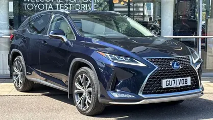 Used Lexus RX450h 313 HP (230 kW) 2021 Blue SUV