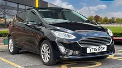 Black Used 2019 Ford Fiesta Titanium Hatchback | £7,999 (Fair price)