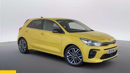 Begagnad Kia Rio GT-Line S 120 HK (88 kW) 2020 Gul Halvkombi