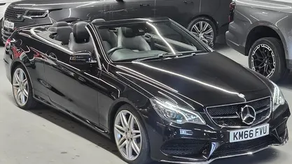 Black Used 2016 Mercedes E350 AMG line Cabriolet | £15,900 (Fair price)