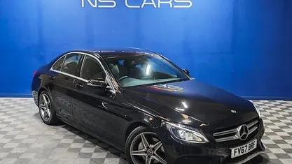 Black Used 2017 Mercedes C220 AMG line Sedan | £10,999 (Good price)