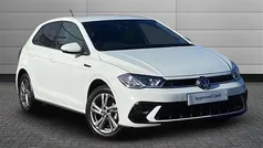 Pure white Used 2025 VW Polo R-line Hatchback | £20,695 (Fair price)