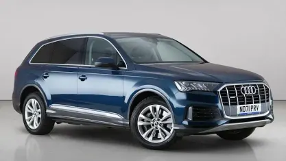 Used Audi Q7 Sport 381 HP (280 kW) 2021 Blue SUV