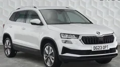 Moon white metallic Used 2023 Skoda Karoq SE L SUV | £24,000 (Fair price)