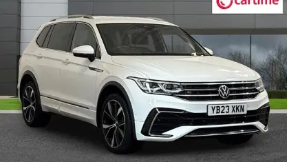 Used VW Tiguan Allspace R-line 150 HP (110 kW) 2023 White SUV