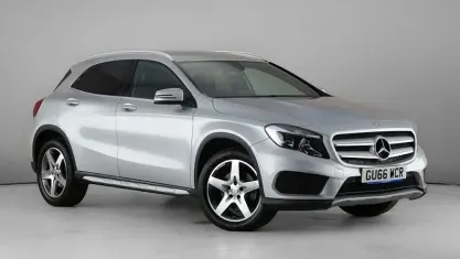 Used Mercedes GLA220 AMG line 177 HP (130 kW) 2016 Silver SUV
