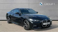 Black sapphire metallic paint Used 2021 BMW 420 M Sport Coupe | £27,595 (Fair price)
