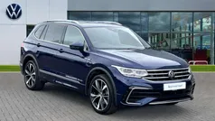 Atlantic blue metallic Used 2024 VW Tiguan Allspace R-line SUV | £34,044 (Fair price)