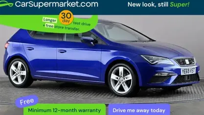 Used Seat Leon FR 131 HP (96 kW) 2019 Blue Hatchback