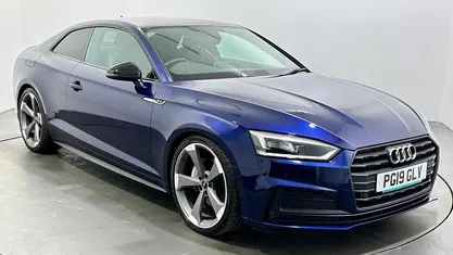 Used Audi A5 Black Edition 190 HP (139 kW) 2019 Blue Coupe