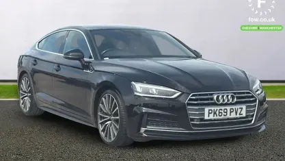 Used Audi A5 Sportback S-Line 190 HP (139 kW) 2019 Black Hatchback