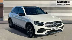 White Used 2021 Mercedes GLC300 AMG Line Premium SUV | £28,890 (Fair price)