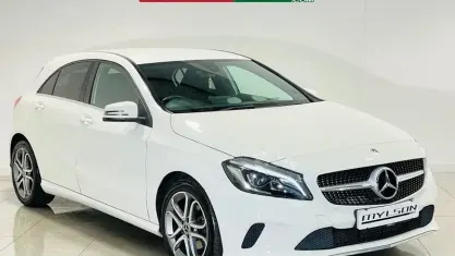 Used Mercedes A200 Sport Edition 136 HP (100 kW) 2018 White Hatchback