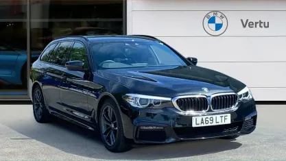 Used BMW 520 M Sport 190 HP (139 kW) 2019 Black Estate
