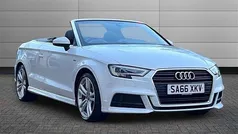 White Used 2017 Audi A3 Cabriolet S-Line Cabriolet | £12,990 (Fair price)