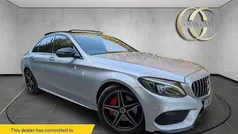 Silver Used 2017 Mercedes C250 AMG line Sedan | £16,475 (Fair price)